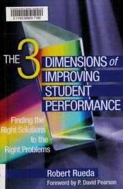 Tapa de The 3 dimensions of improving student performance