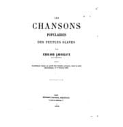 Tapa de Les chansons populaires des peuples slaves