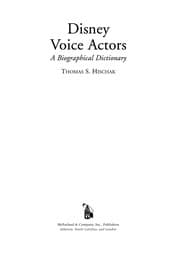 Tapa de Disney voice actors