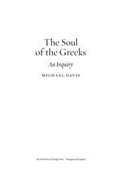 Tapa de The soul of the Greeks