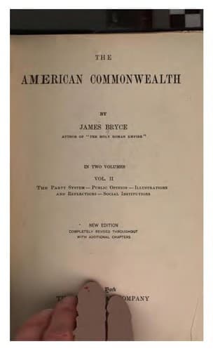 Tapa de The American Commonwealth.