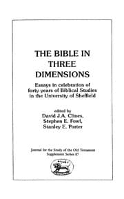 Tapa de Bible in Three Dimensions