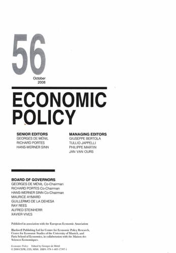 Tapa de Economic policy