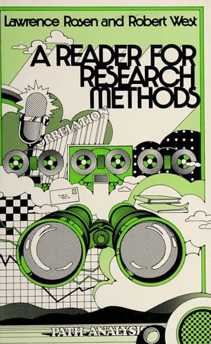 Tapa de A reader for research methods