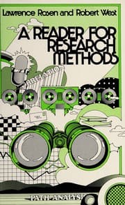 Tapa de A reader for research methods