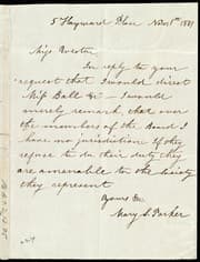 Tapa de [Letter to] Miss Weston
