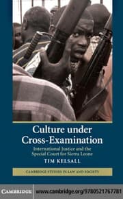 Tapa de Culture under cross-examination