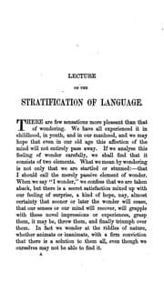 Tapa de On the stratification of language