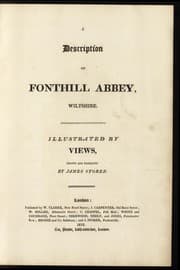 Tapa de A description of Fonthill Abbey, Wiltshire