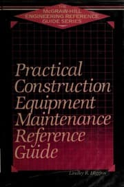 Tapa de Practical construction equipment maintenance reference guide