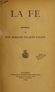 Tapa de La fe