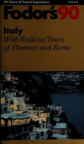 Tapa de Fodor's Italy