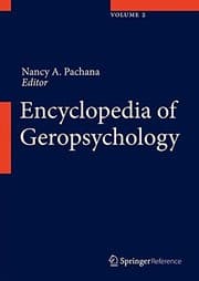 Tapa de Encyclopedia of Geropsychology