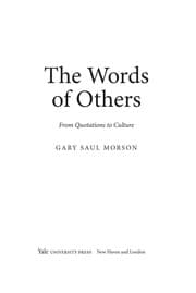 Tapa de The words of others