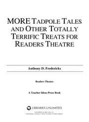 Tapa de More tadpole tales and other totally terrific treats for readers theatre