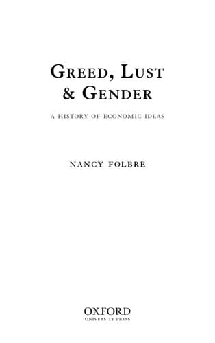 Tapa de Greed, lust & gender