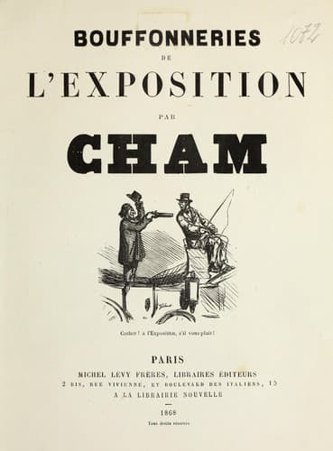 Tapa de Bouffonneries de l'exposition