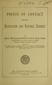 Tapa de Points of contact between revelation and natural science