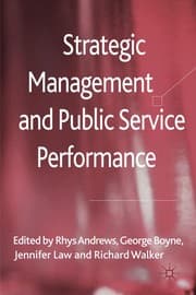 Tapa de Strategic management and public service performance