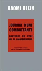 Tapa de Journal D'une Combattante : Nouvelles du Front de la Mondialisation