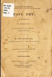 Tapa de Paul Pry