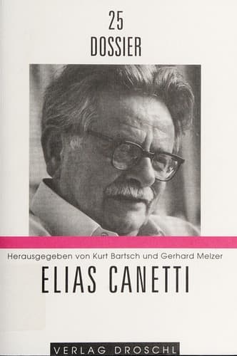 Tapa de Elias Canetti