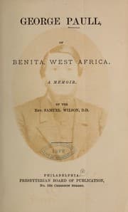 Tapa de George Paull of Benita, West Africa