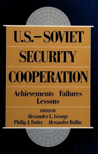 Tapa de U.S.-Soviet security cooperation