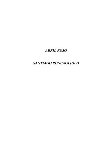 Tapa de Abril rojo