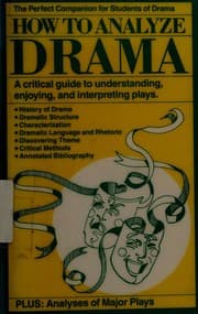Tapa de How to analyze drama