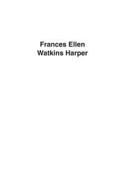 Tapa de Frances Ellen Watkins Harper