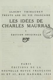 Tapa de Les idées de Charles Maurras