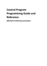 Tapa de IBM OS/2 Warp 4 Toolkit Documents