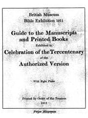Tapa de Bible exhibition, 1911