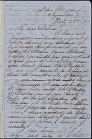 Tapa de [Incomplete letter to] My dear Debora[h]