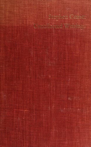 Tapa de Uncollected writings