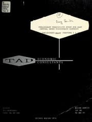 Tapa de Preliminary feasibility study for East Central Water Conservancy District