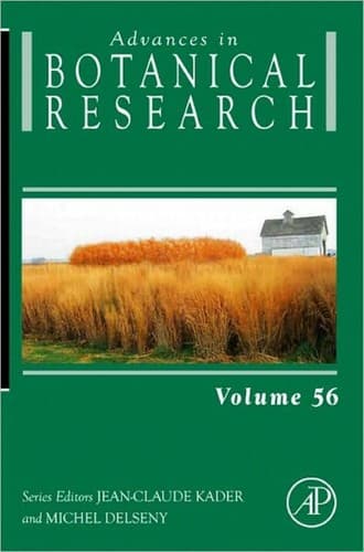 Tapa de Advances in botanical research