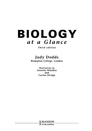 Tapa de Biology at a glance