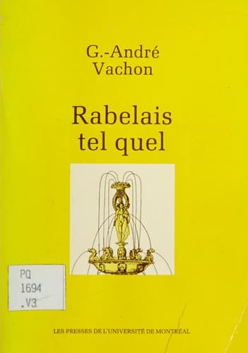 Tapa de Rabelais tel quel