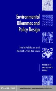 Tapa de Environmental dilemmas and policy design