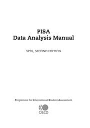 Tapa de PISA data analysis manual