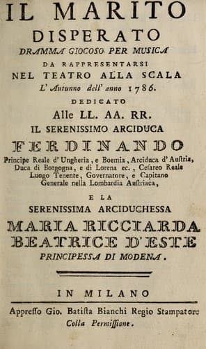 Tapa de Il marito disperato