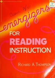 Tapa de Energizers for Reading Instruction
