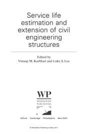 Tapa de Service life estimation and extension of civil engineering structures