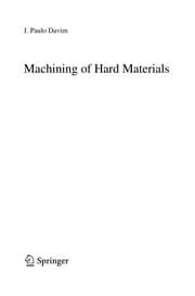 Tapa de Machining of Hard Materials