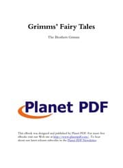 Tapa de Grimm's fairy tales