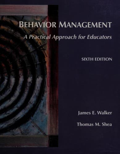 Tapa de Behavior management