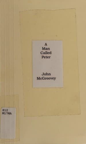Tapa de A man called Peter