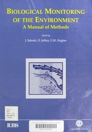 Tapa de Biological monitoring of the environment
